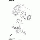 Схема узла: Привод стартера для Suzuki GSX-R750