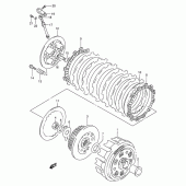 Схема узла: Сцепление для Suzuki DR800