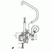 Схема вузла: Паливний кран Suzuki DR650 DR650R