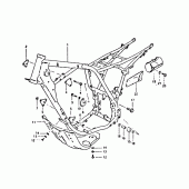 Схема узла: Рама для Suzuki DR400