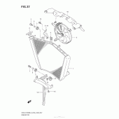 Схема узла: Радиатор (Gsx-R1000Zl3 E03) для Suzuki GSX-R1000