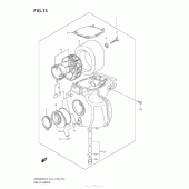 Схема вузла: Повітряний фільтр для Suzuki DR200 DR200SE