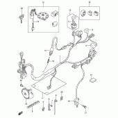 Схема вузла: Електропроводка (Model k1) для Suzuki DR200 DR200SE