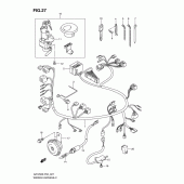 Схема узла: Электропроводка для Suzuki GZ125 Marauder