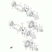 Схема вузла: Балансувальний вал для Suzuki DR650 DR650RE