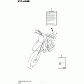Схема вузла: Інформаційні наклейки (Rm-Z250L6 E28) для Suzuki RM-Z250