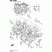 Схема вузла: Картер двигуна (Vl1500Bl7 E03) для Suzuki VL1500 Boulevard C90T BOSS