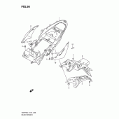 Схема узла: Заднее крыло (Gsr750uel1 e21) для Suzuki GSR750