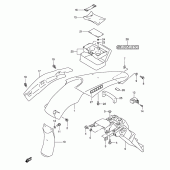 Схема узла: Заднее крыло (Model k4) для Suzuki DR-Z400 DR-Z400S