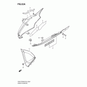 Схема узла: Нижний обтекатель (Model k9) для Suzuki GSX-R750