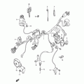 Схема узла: Электропроводка (Model t) для Suzuki DR800