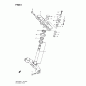 Схема вузла: Рульова траверса (Gsf1250sal1 e21) для Suzuki GSF1250 Bandit S