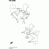 Схема вузла: Side Cowling (Ykv,yvz) для Suzuki GSX-R1000