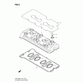 Схема узла: Клапанная крышка для Suzuki GSX-R600