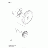 Схема вузла: Привід стартера для Suzuki AN400 Burgman (EU analogue of SkyWave)