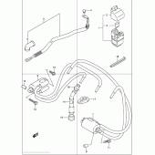 Схема вузла: Електроустаткування для Suzuki GSF1200 Bandit