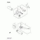 Схема узла: Ручки руля для Suzuki VZ800 Intruder M800/ Boulevard M50