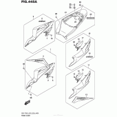 Схема вузла: Бічні панелі для Suzuki GSX-R750