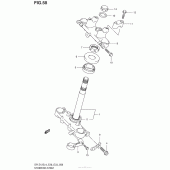 Схема вузла: Steering Stem (Dr-Z125L4 E28) для Suzuki DR-Z125 DR-Z125L