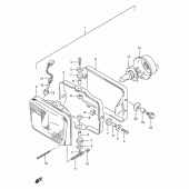 Схема вузла: Фара для Suzuki DR650 DR650SE