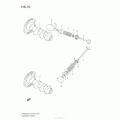 Схема вузла: Розподільний вал & Клапан для Suzuki AN400 Burgman (EU analogue of SkyWave)