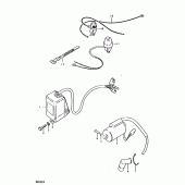 Схема вузла: Електроустаткування для Suzuki RM100