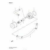 Схема вузла: Олійний охолоджувач для Suzuki VZR1800 Boulevard M109R
