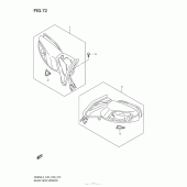 Схема узла: Зеркало заднего вида для Suzuki AN650 Burgman (EU analogue of SkyWave)