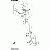 Схема вузла: Передній гальмівний циліндр Suzuki VL1500 Boulevard C90T