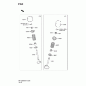 Схема узла: Клапан для Suzuki RM-Z250