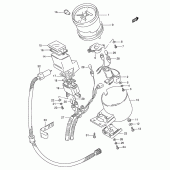 Схема вузла: Спідометр (Model s) для Suzuki VS600 Intruder 600