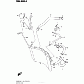 Схема вузла: Патрубок системи охолодження для Suzuki GSX-R1000