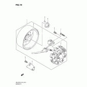 Схема узла: Статор & Ротор для Suzuki DR-Z70