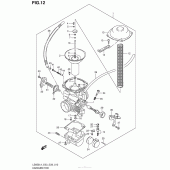 Схема вузла: Carburetor (Ls650L4 E28) для Suzuki LS650 Boulevard S40