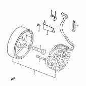 Схема вузла: Генератор для Suzuki GSX400