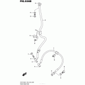 Схема вузла: Front Brake Hose (Gsx-R1000L7 E28) для Suzuki GSX-R1000