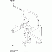 Схема вузла: Система вентиляції бензобака (Vl1500Bl4 E33) для Suzuki VL1500 Boulevard C90 BOSS
