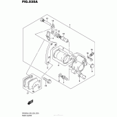 Схема узла: Передний тормозной суппорт для Suzuki DR200 DR200S