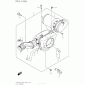 Схема узла: Воздушный фильтр для Suzuki TU250