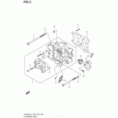 Схема вузла: Головка циліндра для Suzuki UH200 Burgman