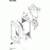 Схема вузла: Радіатор для Suzuki VL1500 Boulevard C90 BOSS