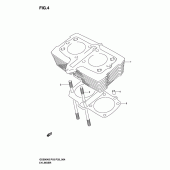 Схема узла: Цилиндр для Suzuki GS500