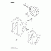Схема узла: Кожух фары для Suzuki TF125