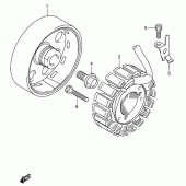 Схема вузла: Генератор (Model k2/k3) для Suzuki GSX-R750