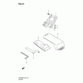 Схема узла: Держатель инструмента для Suzuki GSR600