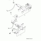 Схема узла: Поворотники для Suzuki DR650 DR650SE