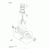 Схема узла: Коленчатый вал & Поршень для Suzuki GSX1300 Hayabusa