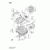 Схема вузла: Головка циліндра Suzuki LS650 Boulevard S40