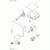 Схема вузла: Електроустаткування (An650Zl5 E28) для Suzuki AN650 Burgman (EU analogue of SkyWave)
