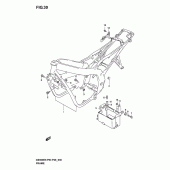 Схема вузла: Рама (Model k3) для Suzuki GS500